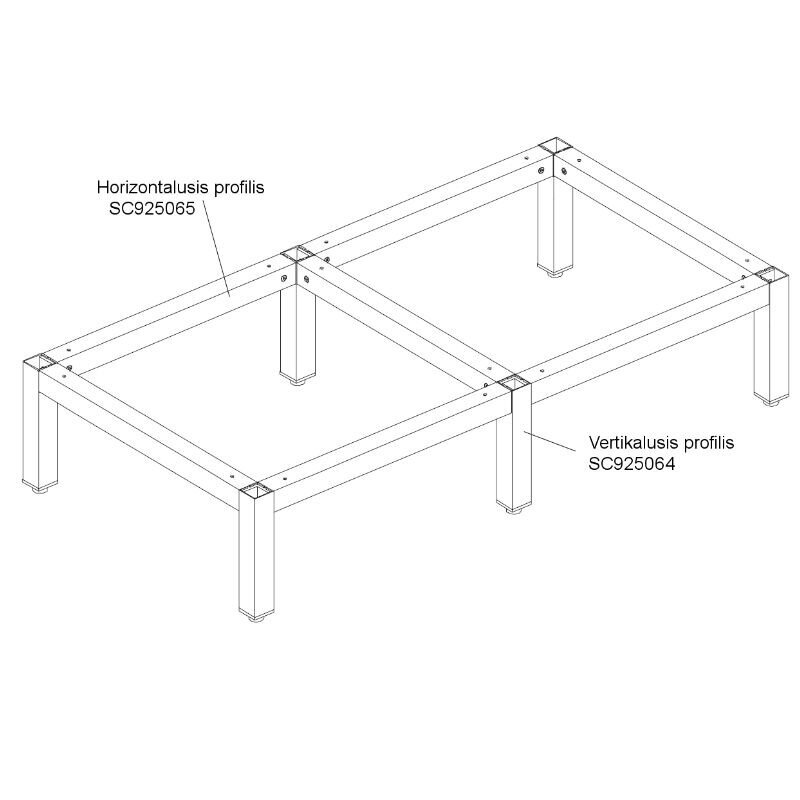 Aluminum profiles for stacks 2 Aluminum profiles for stacks 2