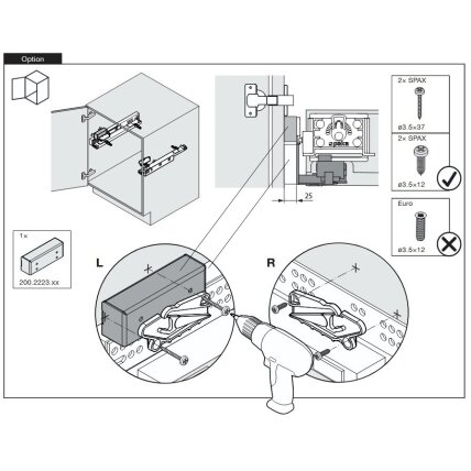 Atitraukianti detalė fiksavimo mechanizmui "CLICK STOP" 1