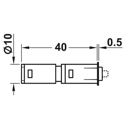 Push catch, with magnet for holding in closed position 1 Push catch, with magnet for holding in closed position 1