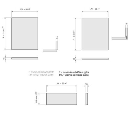 Drawer „ATTRACTION“, H-90 mm 2 Drawer „ATTRACTION“, H-90 mm 2