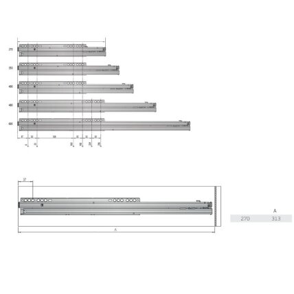Drawer „ATTRACTION“, H-90 mm 3 Drawer „ATTRACTION“, H-90 mm 3