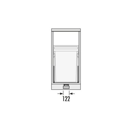Foot pedal for mechanical door-opening for Hailo recycling-system 3 Foot pedal for mechanical door-opening for Hailo recycling-system 3