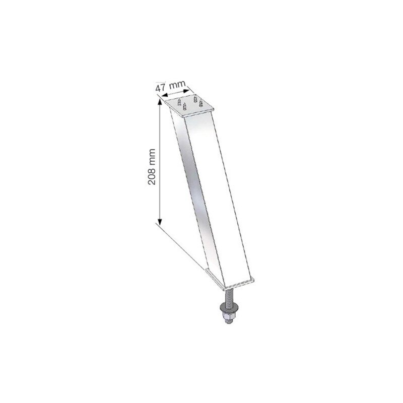 Bar support, wood screws fixing or glue 1 Bar support, wood screws fixing or glue 1
