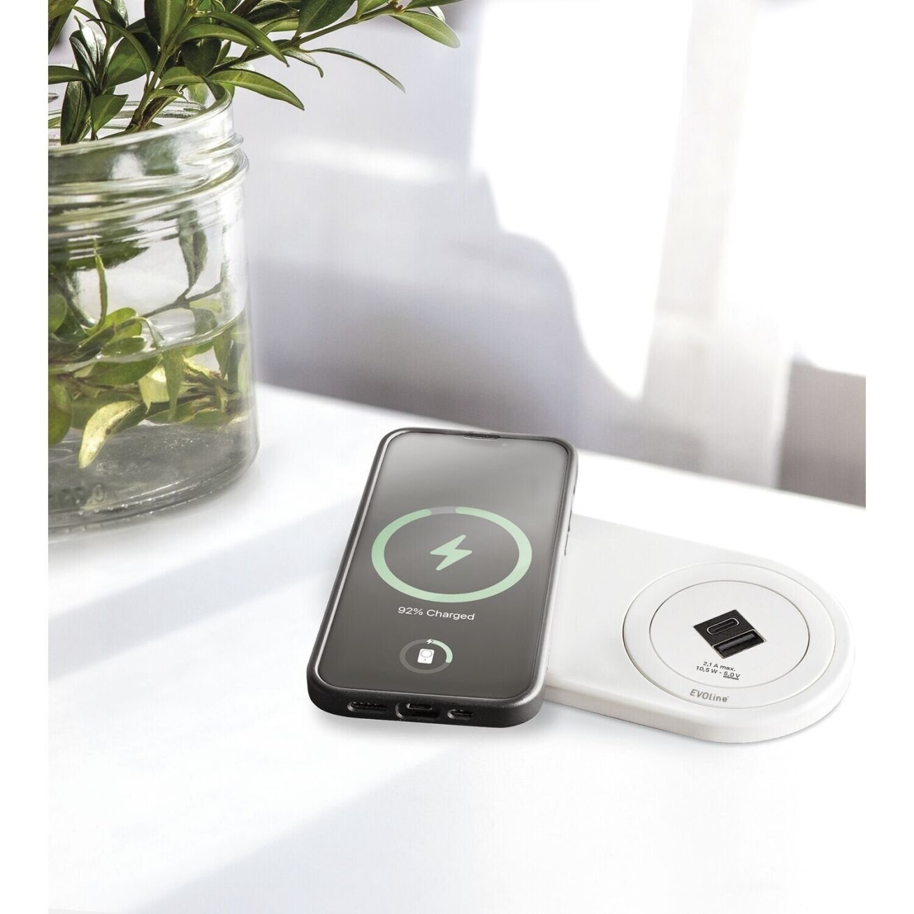 Wireless charging extension module DisQ for EVOline One Wireless charging extension module DisQ for EVOline One