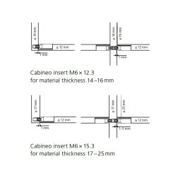 Cabineo M6 dowel Cabineo M6 dowel