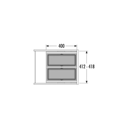 Waste bin Cargo Synchro 450 18/18 2