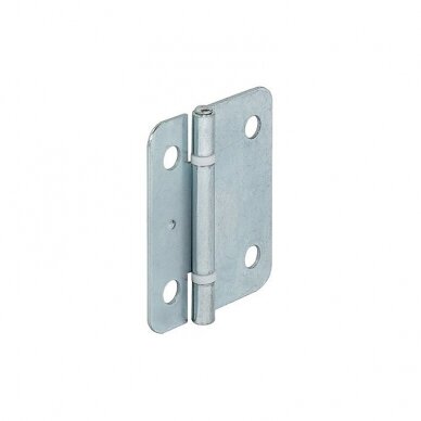 Butt hinge for folding sliding door, 50x42 mm, zinc plated