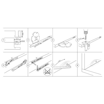 Clamex P-14 Detachable furniture connector 5 Clamex P-14 Detachable furniture connector 5