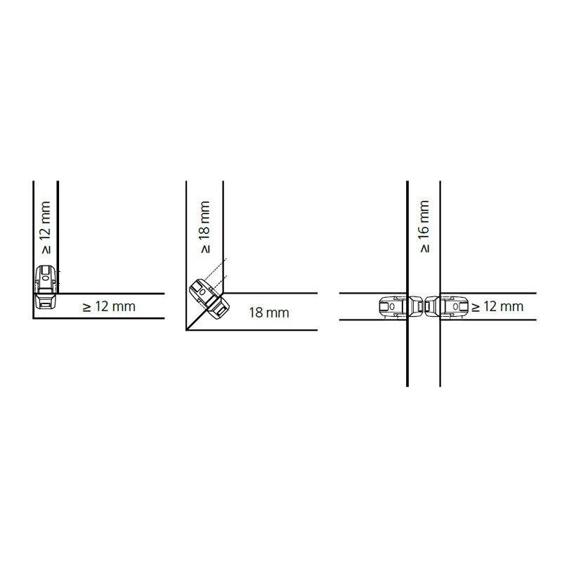 Clamex P-14/10 Medius Detachable furniture connector 2 Clamex P-14/10 Medius Detachable furniture connector 2
