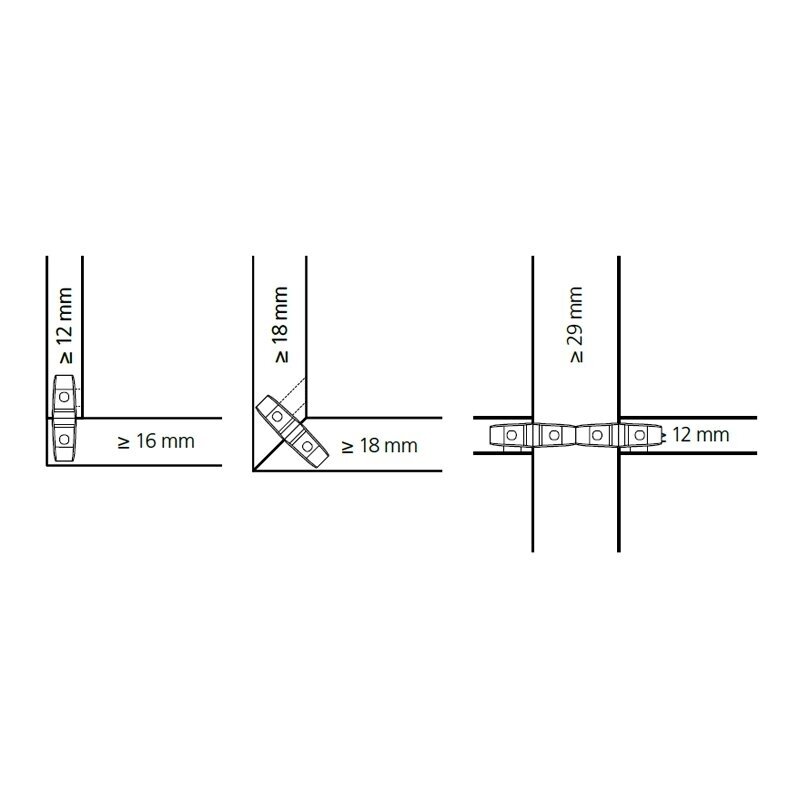 Clamex S-18 Flexus Detachable furniture connector 4 Clamex S-18 Flexus Detachable furniture connector 4