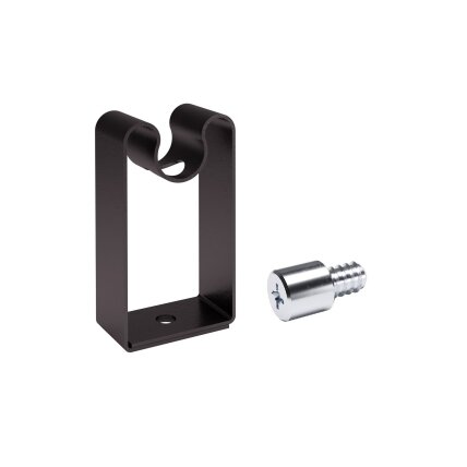 Plinth support with a threaded finger Plinth support with a threaded finger