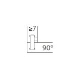 Cover cap 90°