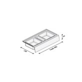 Accessory tray for bathroom cabinet Accessory tray for bathroom cabinet
