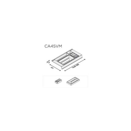 Accessory tray for bathroom cabinet 2 Accessory tray for bathroom cabinet 2