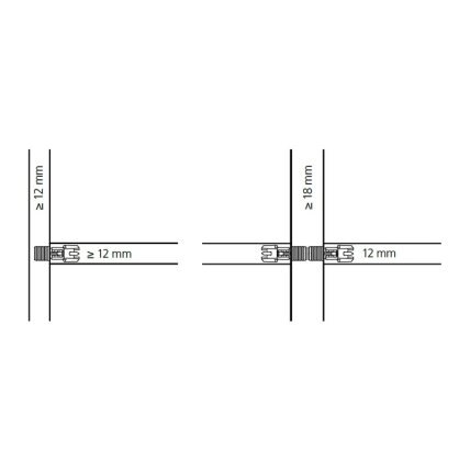 Divario P-18 furniture connector 3 Divario P-18 furniture connector 3
