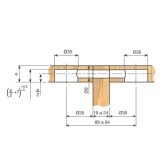 Twin holding bolt
