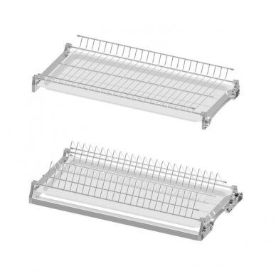 Two shelves dish rack