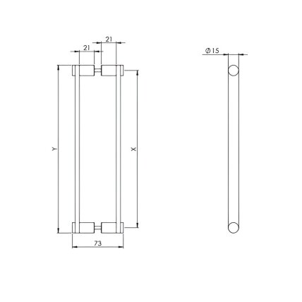 Glass door handles S.1306 3
