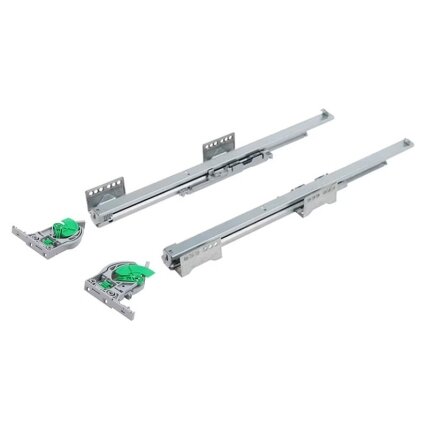 DYNANEO 19 bėgeliai 19 mm plokštei su SOFT CLOSE sistema DYNANEO 19 bėgeliai 19 mm plokštei su SOFT CLOSE sistema