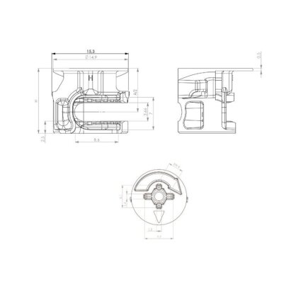 Эксцентрик G&amp;G, Ø - 15 мм 1