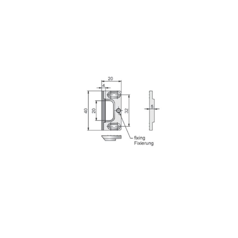 Electronic spring bolt lock M410 with keypad 4 Electronic spring bolt lock M410 with keypad 4
