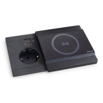 EVOline Circle80 nustumiamas dangtelis - belaidis įkroviklis  DisQ