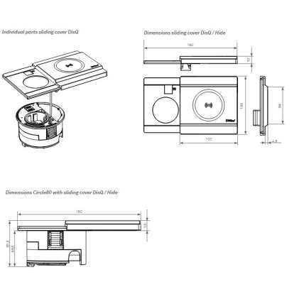 EVOline DisQ sliding cover for Circle80 5 EVOline DisQ sliding cover for Circle80 5