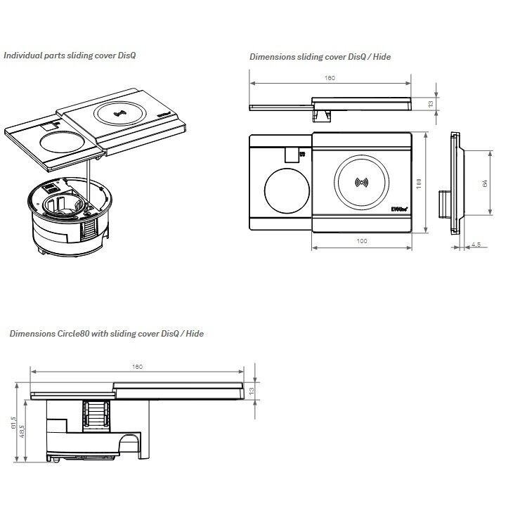 EVOline DisQ sliding cover for Circle80 5 EVOline DisQ sliding cover for Circle80 5