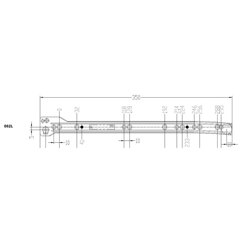 Standardowe szyny FGV 082l, 25 kg 1 Standardowe szyny FGV 082l, 25 kg 1