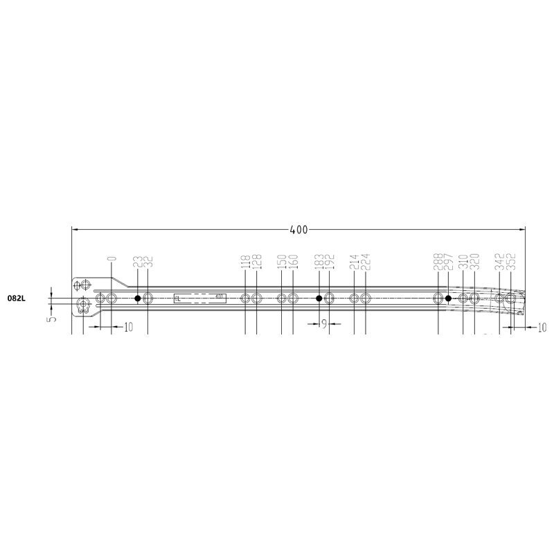 Standardowe szyny FGV 082l, 25 kg 2 Standardowe szyny FGV 082l, 25 kg 2