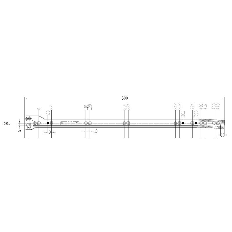 Standardowe szyny FGV 082l, 25 kg 4 Standardowe szyny FGV 082l, 25 kg 4