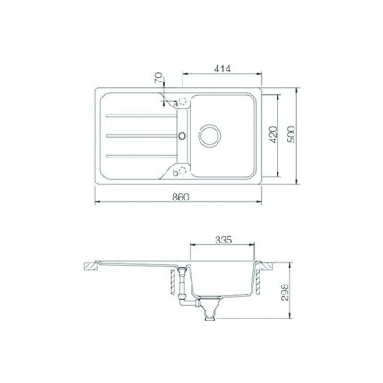 Plautuvė FORMHAUS D-100 7 Plautuvė FORMHAUS D-100 7