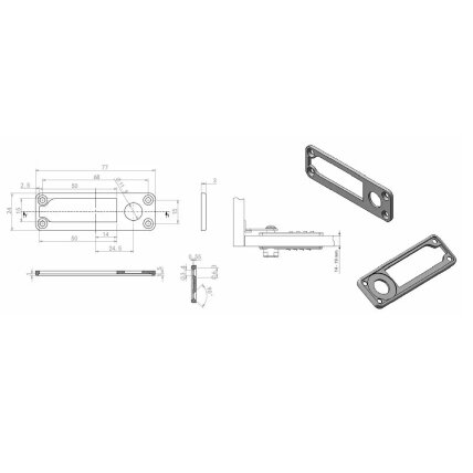 Back plate for wood cabinet 1