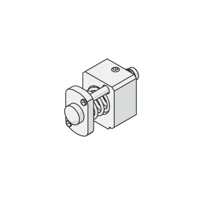 Spring loaded stopper Hawa Junior 80/100 Spring loaded stopper Hawa Junior 80/100