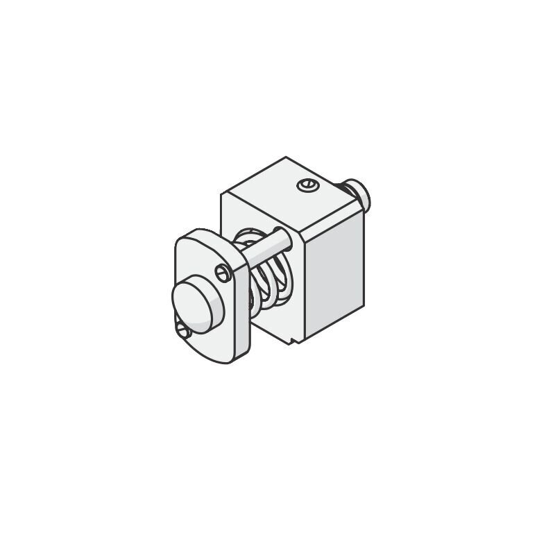 Spring loaded stopper Hawa Junior 80/100 Spring loaded stopper Hawa Junior 80/100