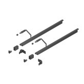 „Nova Pro Scala" Y-shape rectangular railing set „Nova Pro Scala" Y-shape rectangular railing set