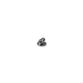 Guide for two pivot/slide-in doors, aluminum, non-anodized Guide for two pivot/slide-in doors, aluminum, non-anodized