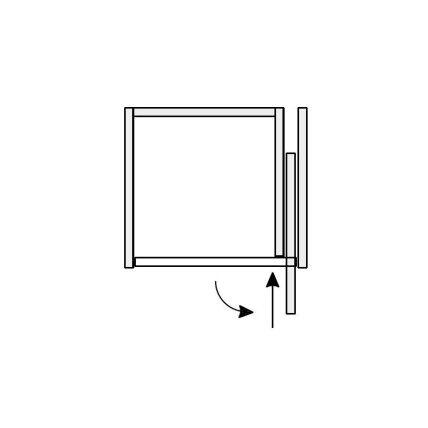 Puidust pöörd-/sisse lükatavate uste süsteem HAWA CONCEPTA III PULL 2 Puidust pöörd-/sisse lükatavate uste süsteem HAWA CONCEPTA III PULL 2