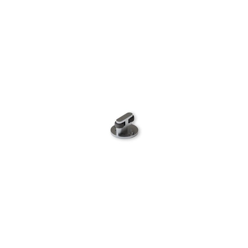 Guide for two pivot/slide-in doors, aluminum, non-anodized