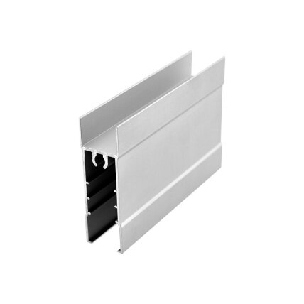Horizontal upper profile for 16 mm and 18 mm systems Horizontal upper profile for 16 mm and 18 mm systems