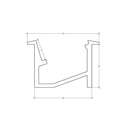 LED profile Groove Maxi 70 1 LED profile Groove Maxi 70 1