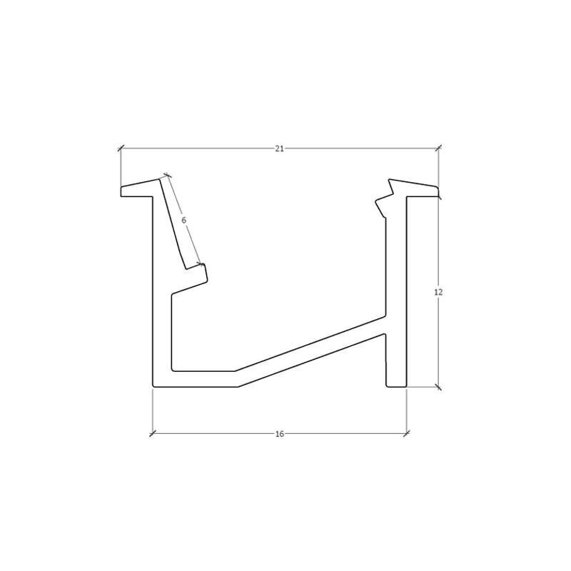 LED profile Groove Maxi 70 1 LED profile Groove Maxi 70 1