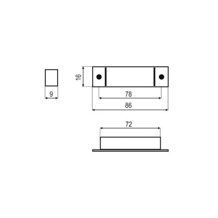 IR proximity sensor switch, recessed mounted 2 IR proximity sensor switch, recessed mounted 2