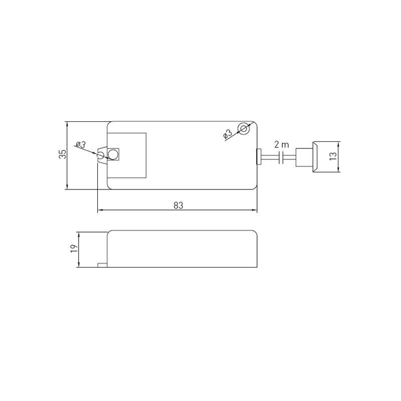 Isolated IR switch controller with flexible IR sensor detector, 100 - 240V 1 Isolated IR switch controller with flexible IR sensor detector, 100 - 240V 1