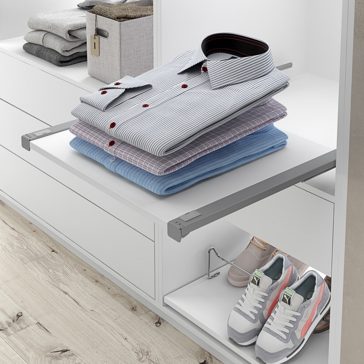 Pull-out shelf set 1