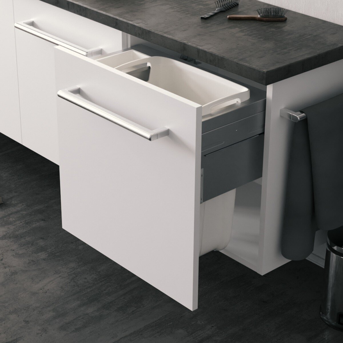 Laundry carrier bathroom Laundry carrier bathroom
