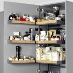 Pull-out shelf system for high cabinets "PLENO" with "FIORO"