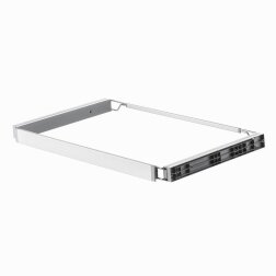 Frame with full extension ball bearing runners with softstop