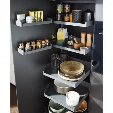 Pull-out shelf system for high cabinets "PLENO MAXI PLUS" 10