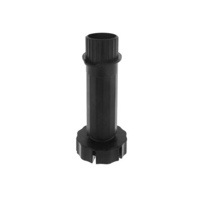 Plastic kitchen leg with separate fixing socket, 28 mm Plastic kitchen leg with separate fixing socket, 28 mm